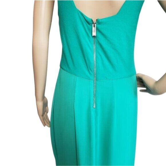 Vince Camuto Green teal Sleeveless Maxi Dress With Back Zipper Closure medium - Picture 4 of 5
